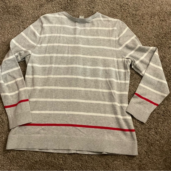 Christopher & Banks Valentine Heart Cardigan Sweater L - Picture 5 of 6